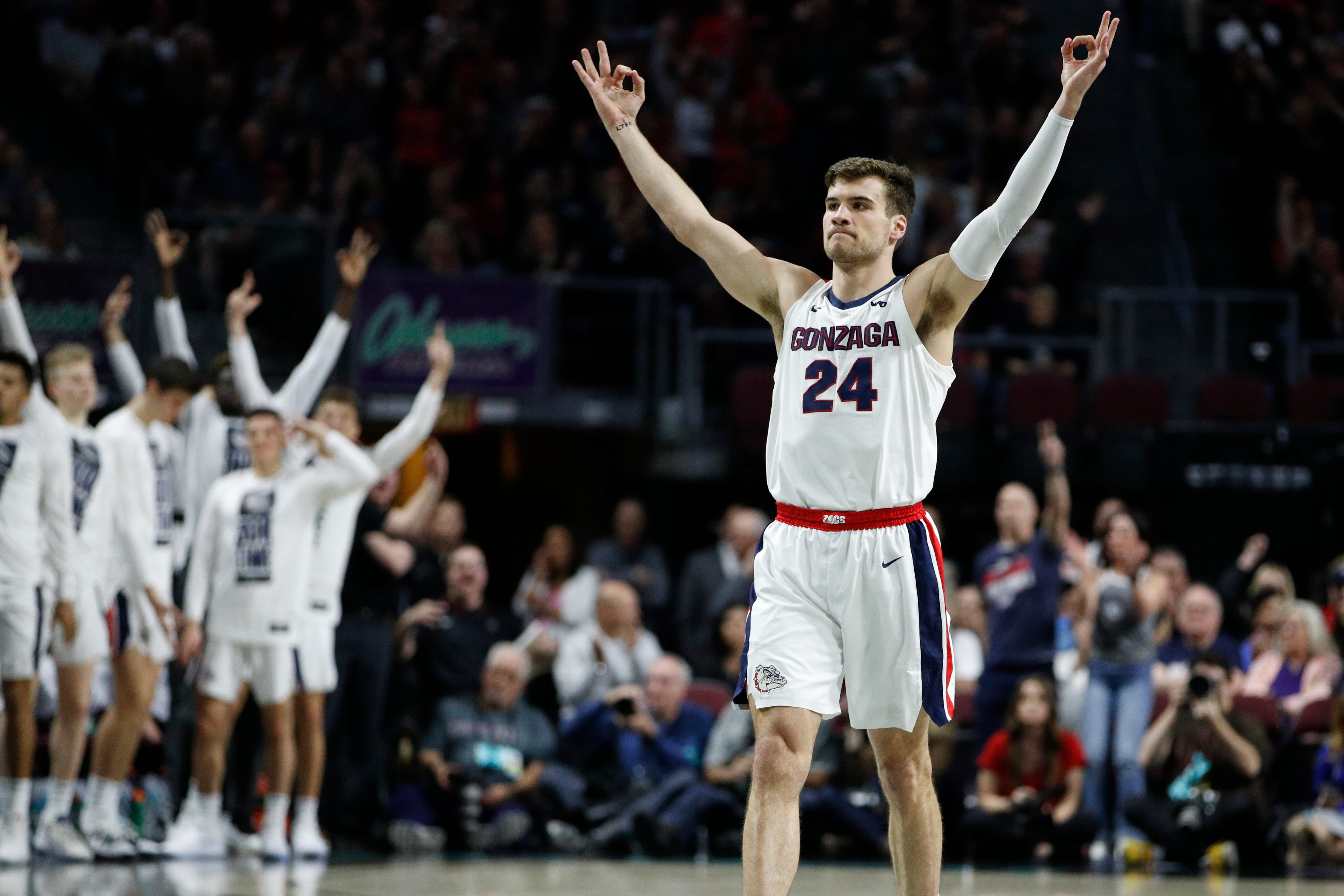 gonzaga basketball roster 2017